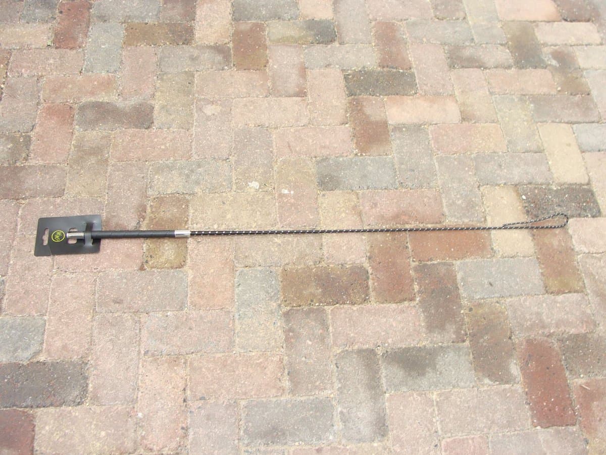 1803 HB Dressuurzweep Silver Zwart 100cm