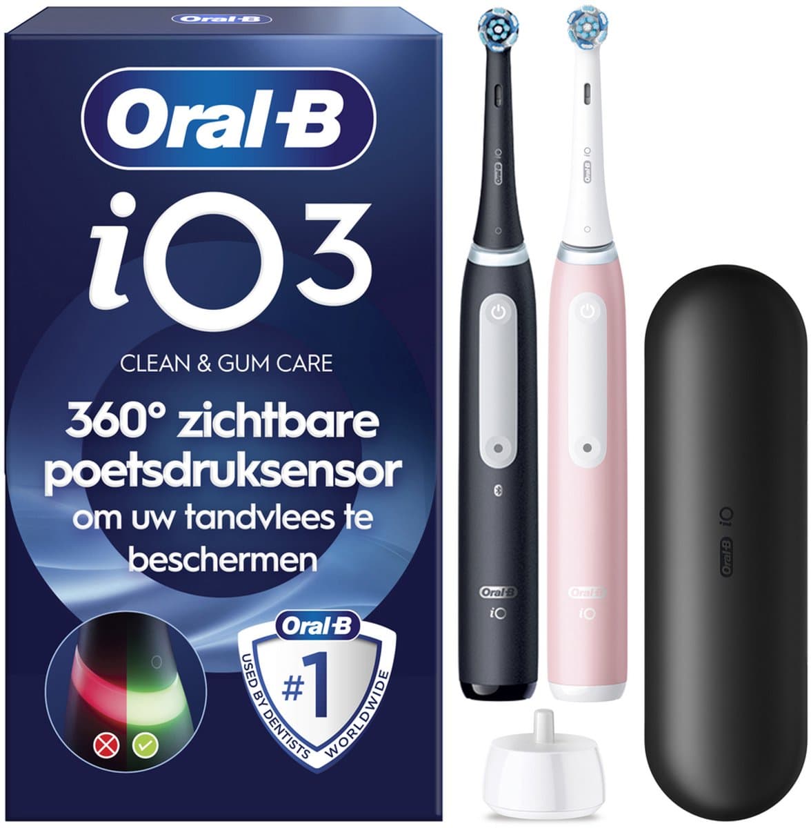 Oral-B iO 3N Zwart en Roze Duo pack