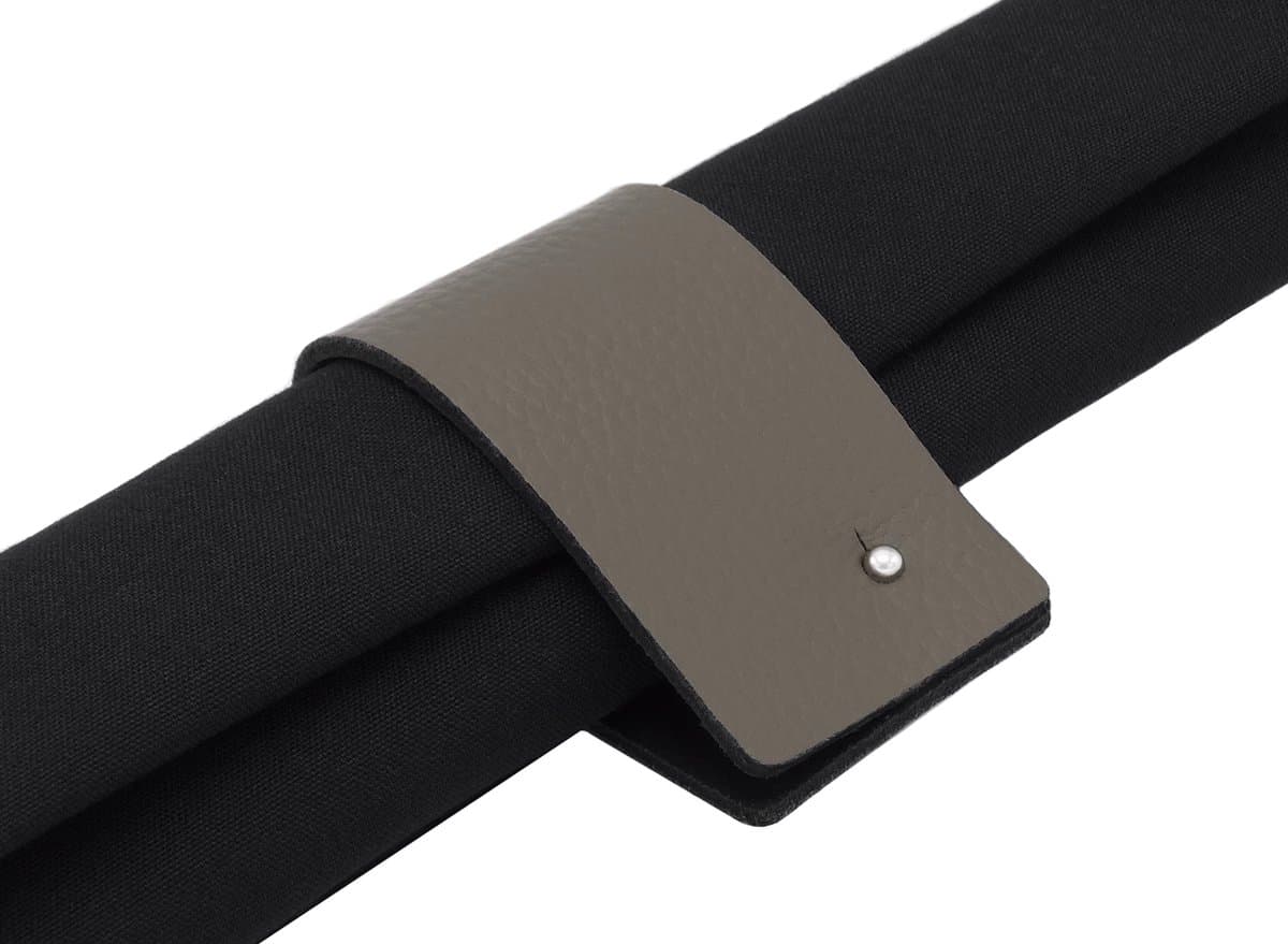 NOOBLU DUBL servetringen - Kleur: Clay grey, Aantal: set van 6