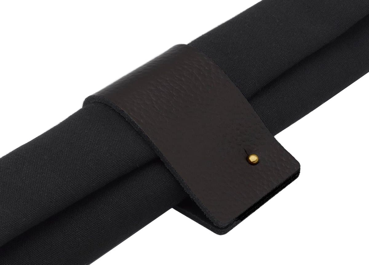 NOOBLU DUBL servetringen - Gold edition - Kleur: Chocolate brown, Aantal: set van 4