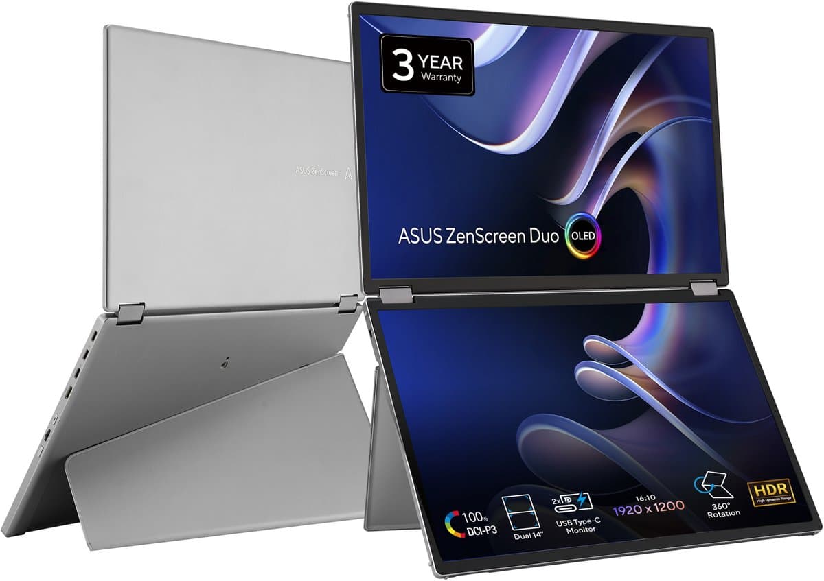 ASUS ZenScreen Duo OLED MQ149CD