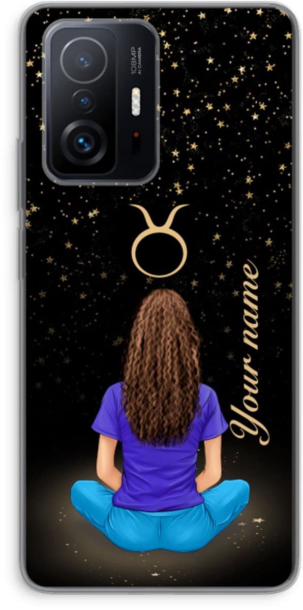 Gepersonaliseerd - Case Company® - Hoesje geschikt voor Xiaomi 11T hoesje - Sterrenbeeld N°4 - Soft Cover Telefoonhoesje - Bescherming aan alle Kanten en Schermrand