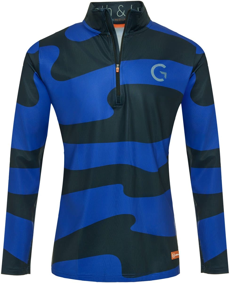 Gareth & Lucas Skipully The One Hundred and Seven - Heren XXL - 100% Gerecycled Polyester - Midlayer Sportshirt - Wintersport
