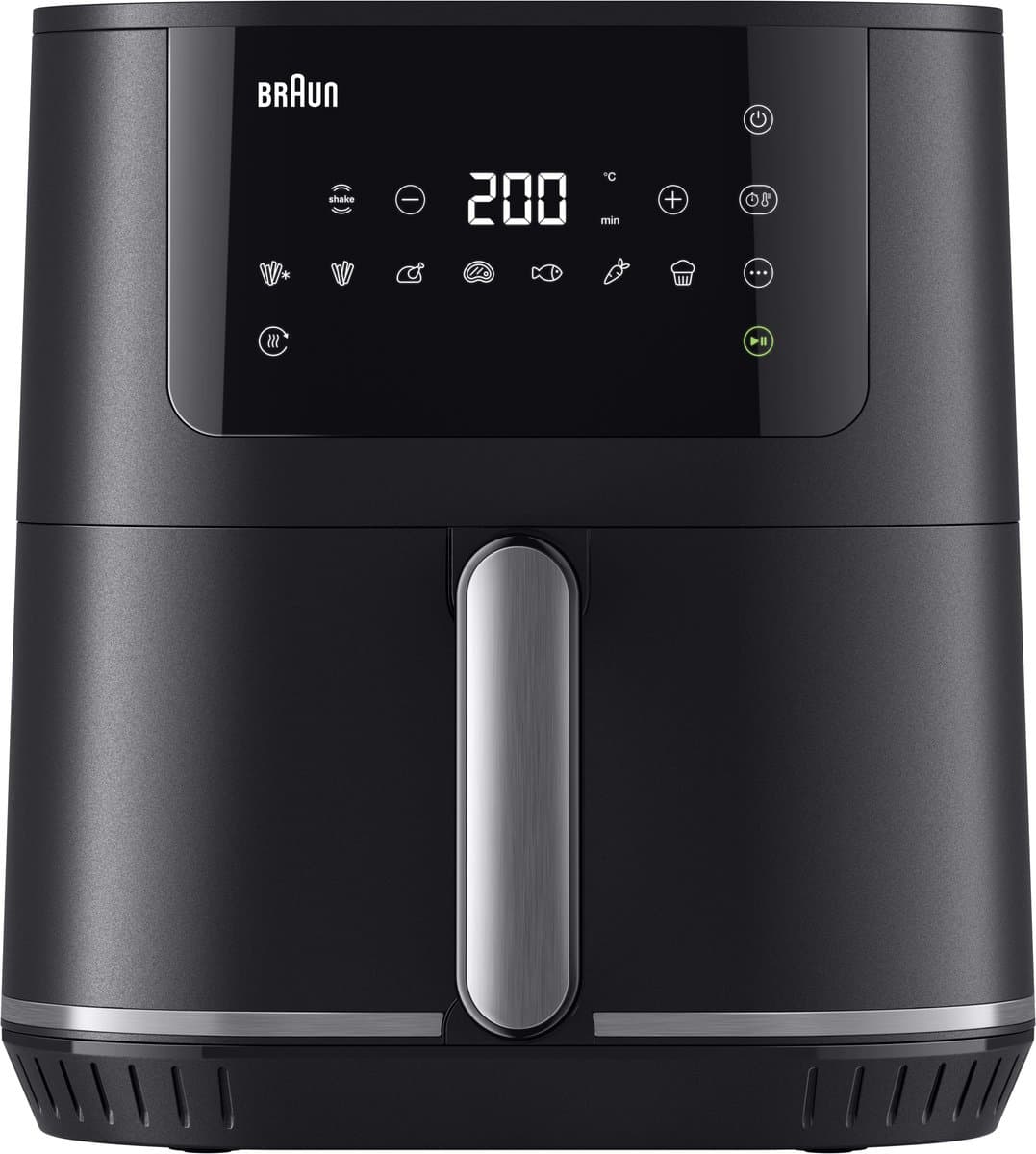 Braun MultiFry 5, Heteluchtfriteuse / Airfryer, HF5030IBK, Zwart
