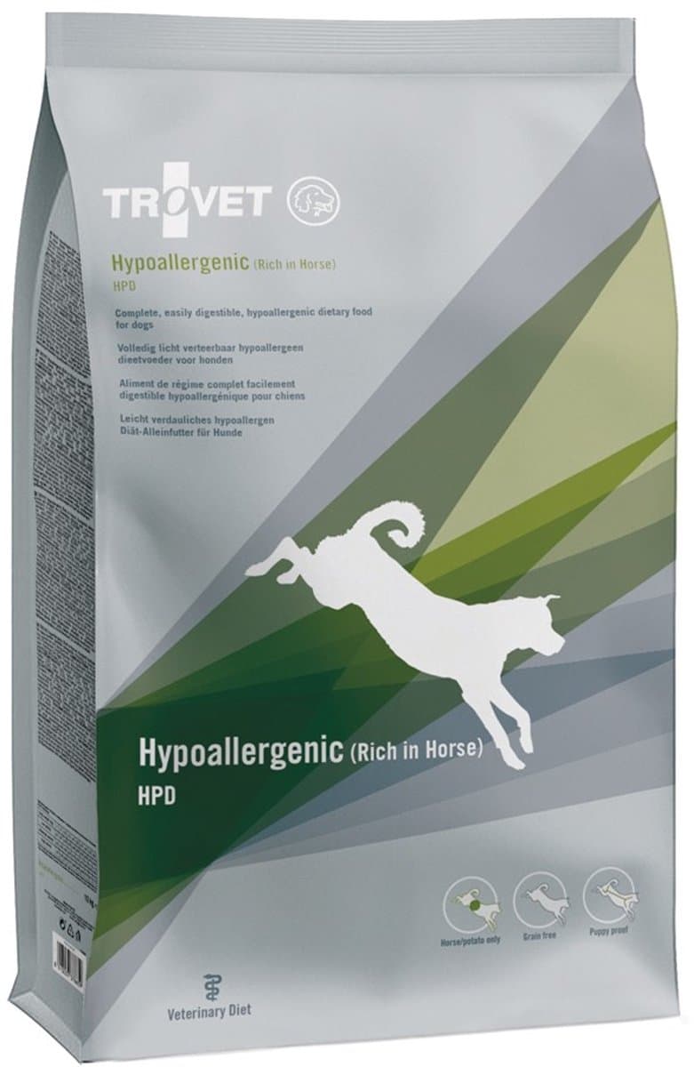 Trovet HPD - Rich in Horse - Pies voor Honden - Hoogwaardig Paardenvlees - Hypoallergeen - Graanvrij - 3 kg