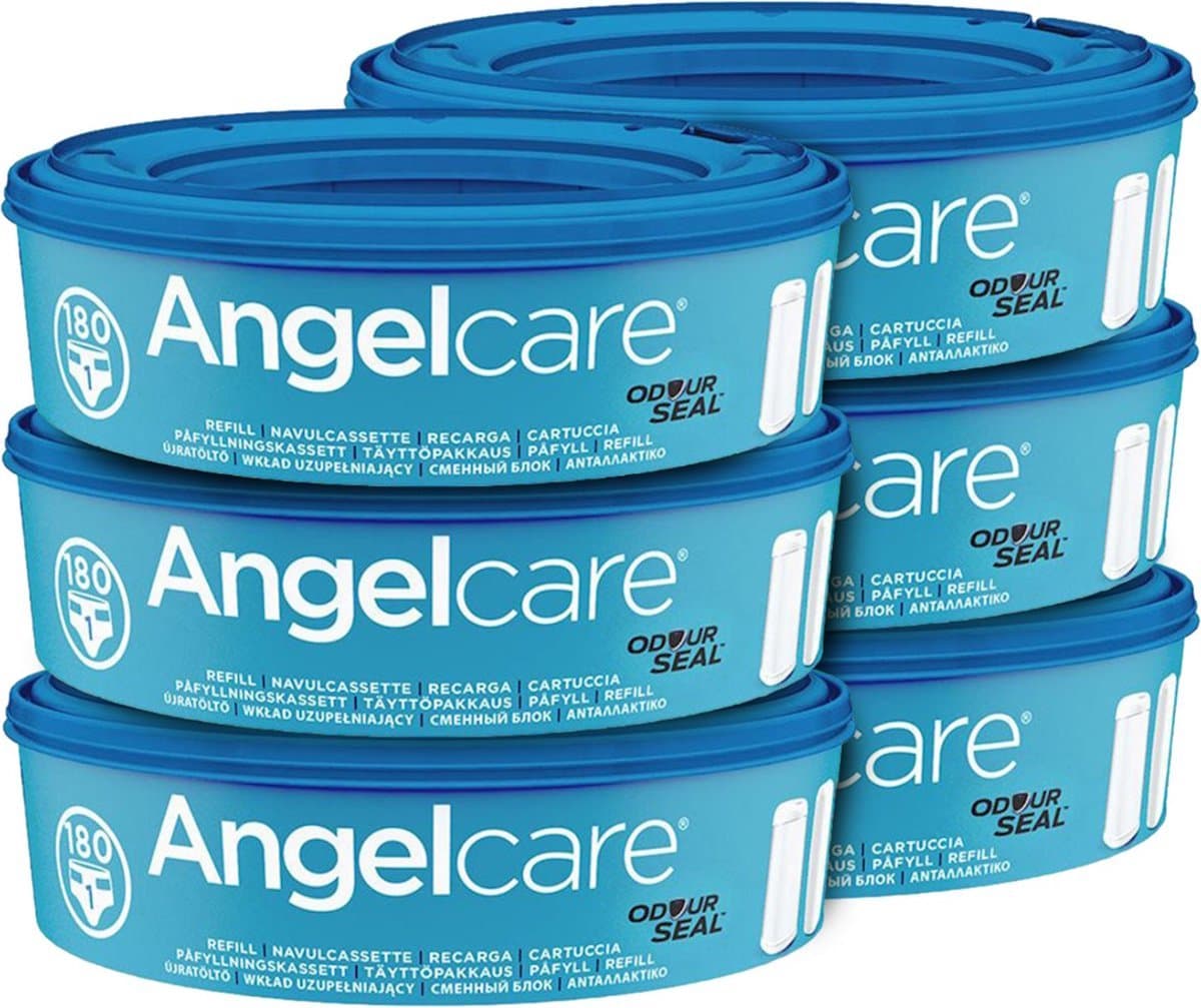 Angelcare luieremmer navullingen - 6 cassettes + FREE GIFT