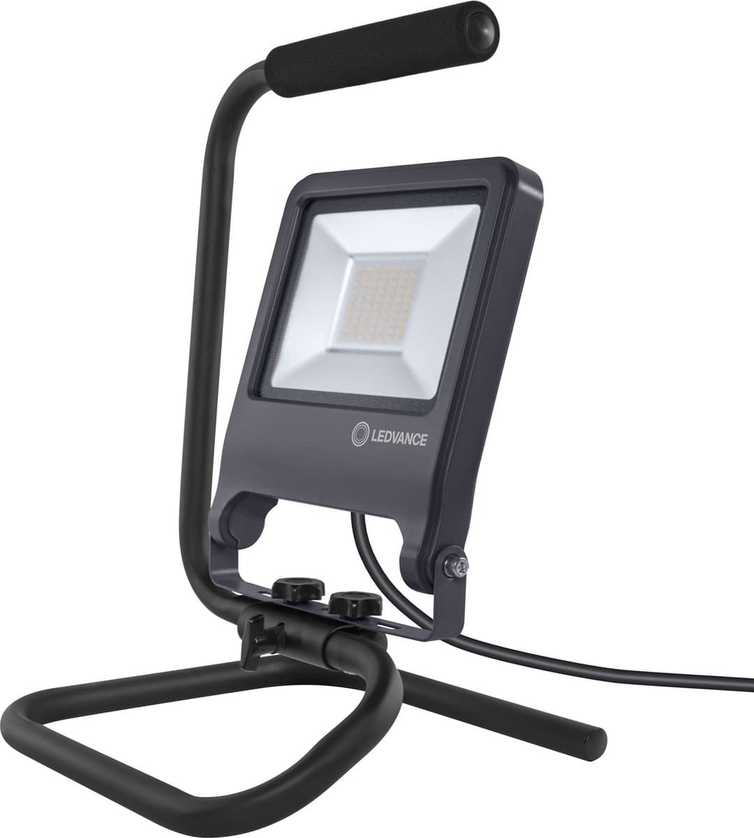 LEDVANCE Armatuur: voor verdieping, WORKLIGHTS S-STAND / 50 W, 220…240 V, stralingshoek: 120, Koel wit, 4000 K, body materiaal: aluminum/steel, IP65