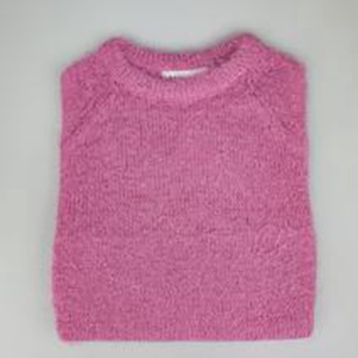 Meisjes Trui Lange mouw - Roze - Polyester - Maat 98 / 104 - Sweater