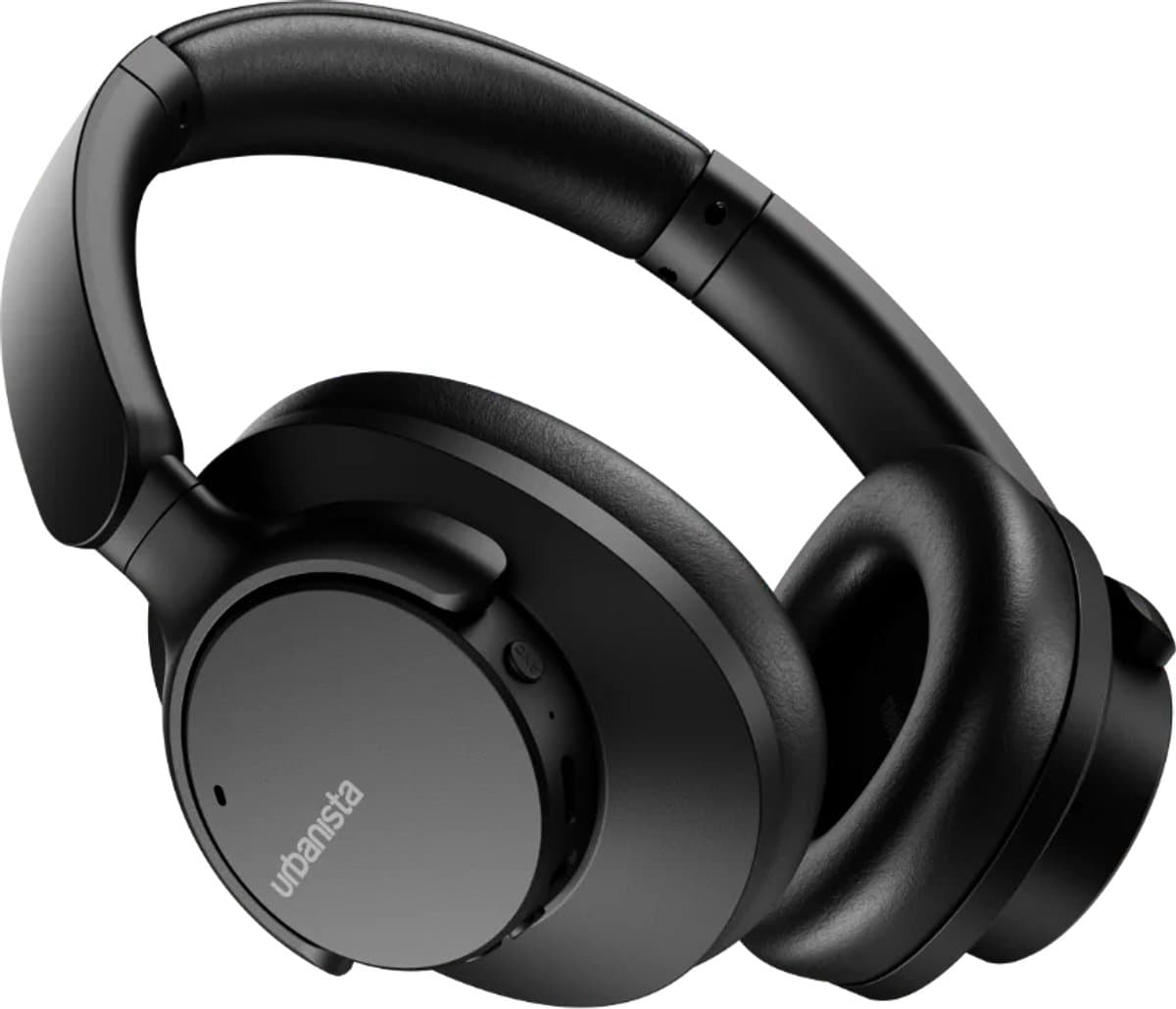 Urbanista Draadloze Koptelefoon – Hybride ANC – Ambient Sound Mode – 40u Batterijduur – Zwart