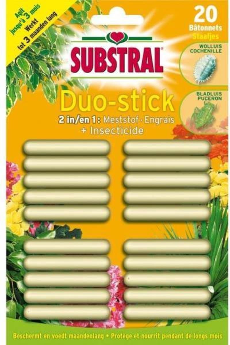 Duo-stick meststof en insecticide 2 in 1