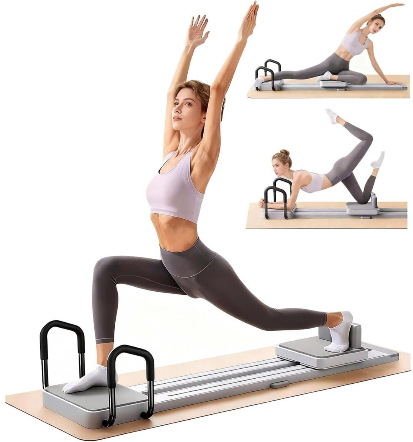 Zolvano® Pilates Board - Pilates Bord - Pilates Board Reformer -Grijs