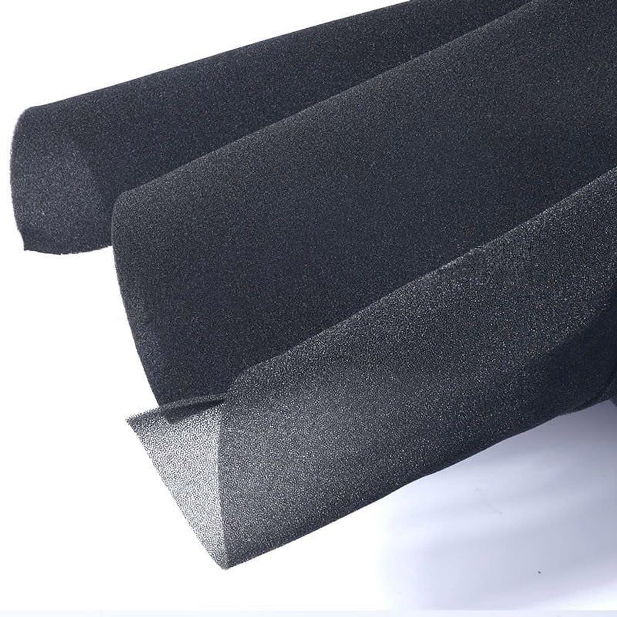 Akoestisch weefsel - Luidsprekerdoek - Audioverbetering - Ademend en stofwerend - 3 mm dik - Zwart