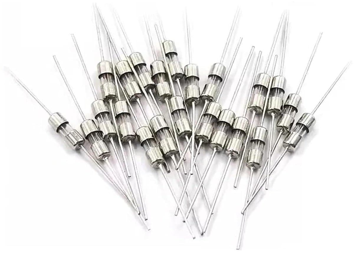 Glaszekeringen Set - Snelwerkende Zekeringen - Elektrische Beveiliging - Diverse Amp Valued - 10 Stuks - Glas