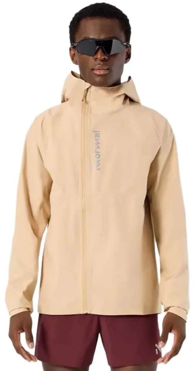 Nnormal Trail Rain Jas Beige M Man