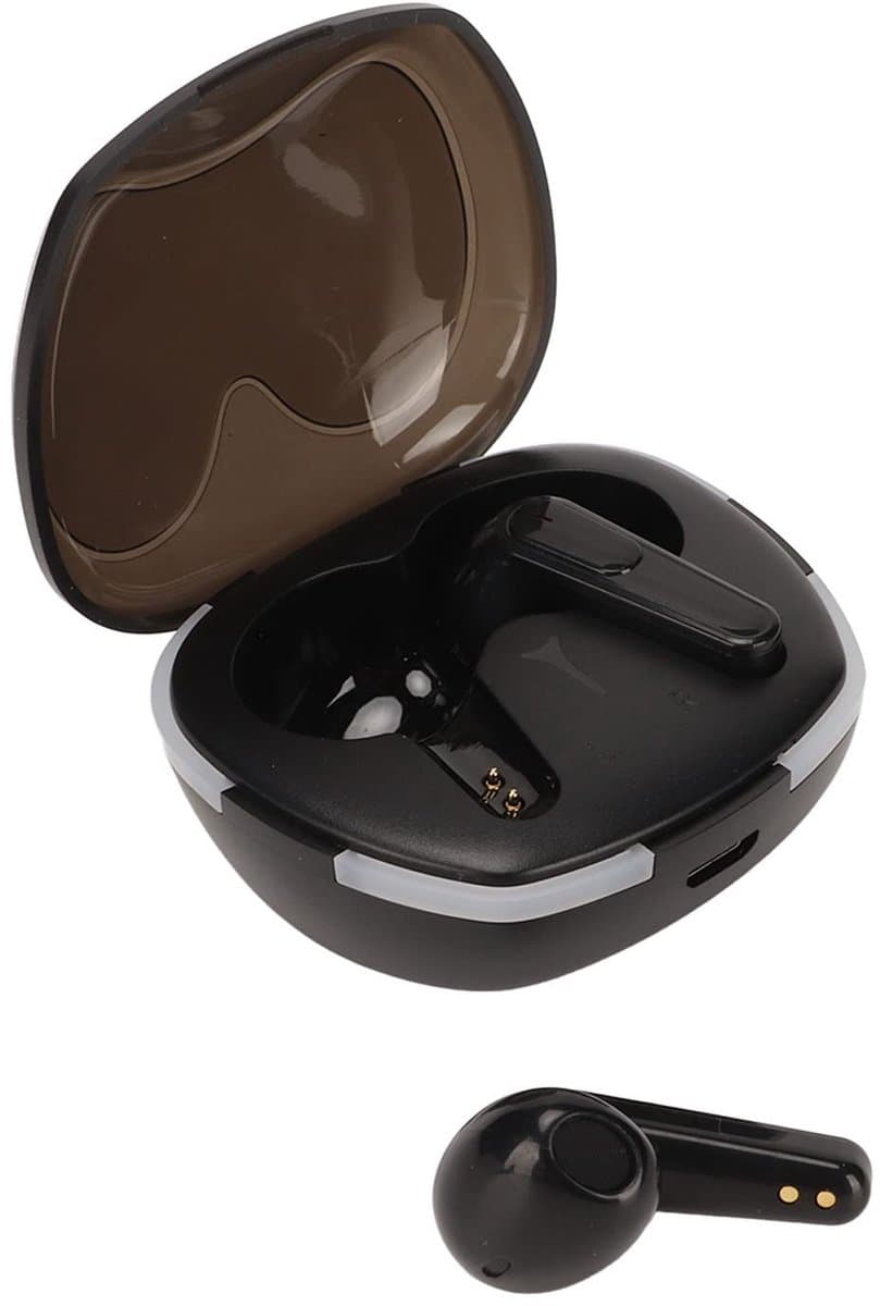 Allecto - Draadloze Oordopjes - Ruisonderdrukking - Bluetooth 5.3 - Zwart - Waterdicht - Sportoordopjes - Geschikt voor Telefoons, Tablets, Laptops