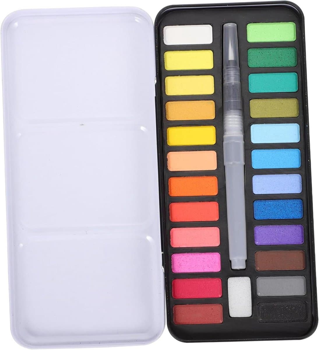 Reis Aquarelset - Verf Kit - Buiten Schilderen - Compact Ontwerp - 21.5 x 9.2 cm - Zwart