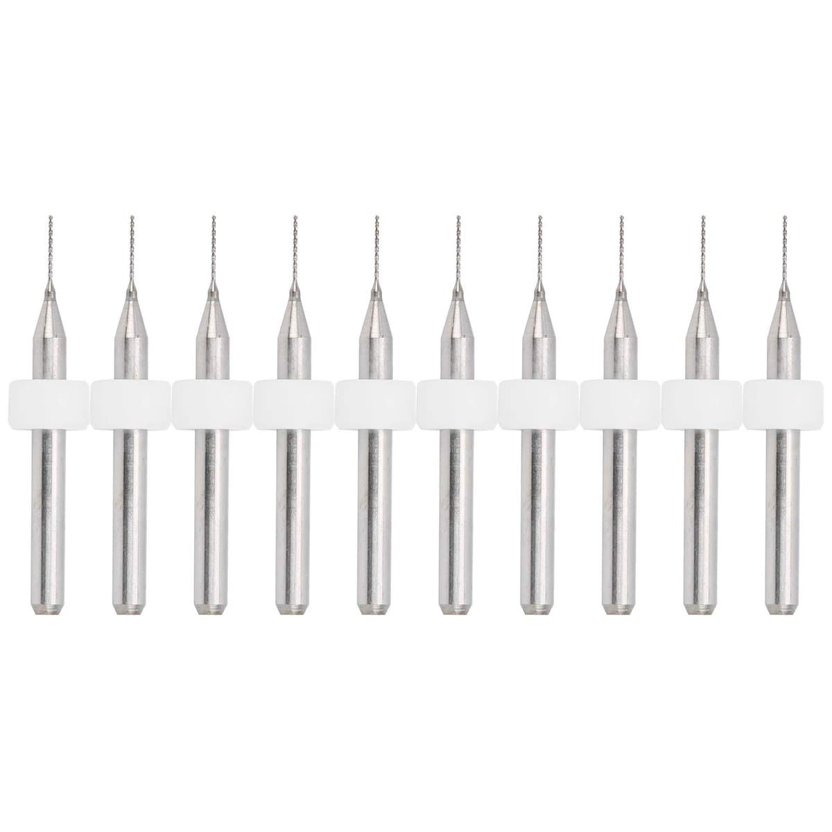 Dailygoody - 10 stks Reiniging Naald Nozzle Boren - Tungsten Carbide Boor Bits - Scherpe snijkant - 0.4mm - Voor 3D Printers - Ideaal voor precieze be..