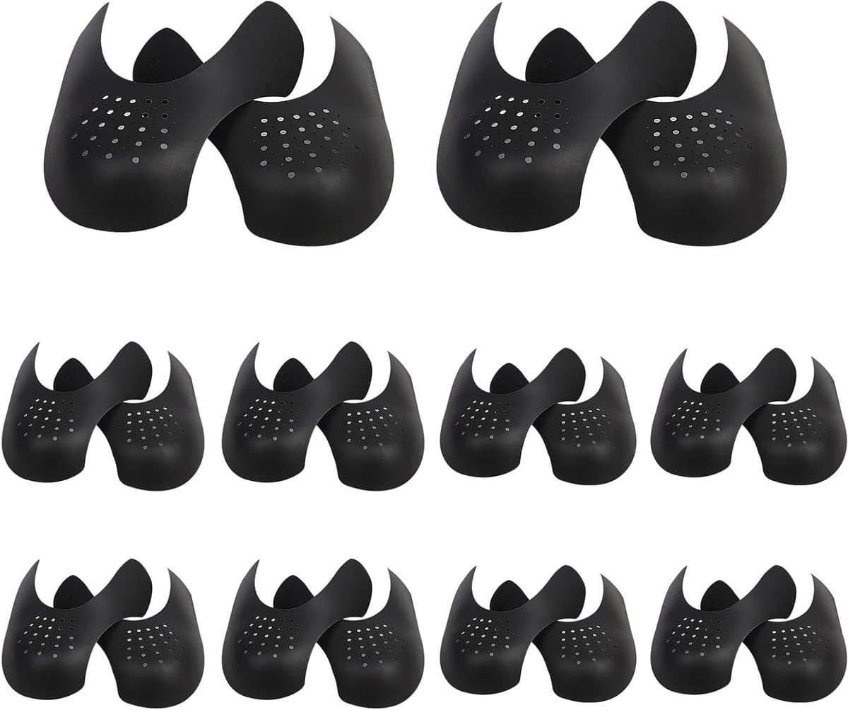 Anti-kreukbescherming voor sneakers - 10 paar creaseless shields voor mannen en vrouwen, ideaal voor het behoud van schoenen en comfort