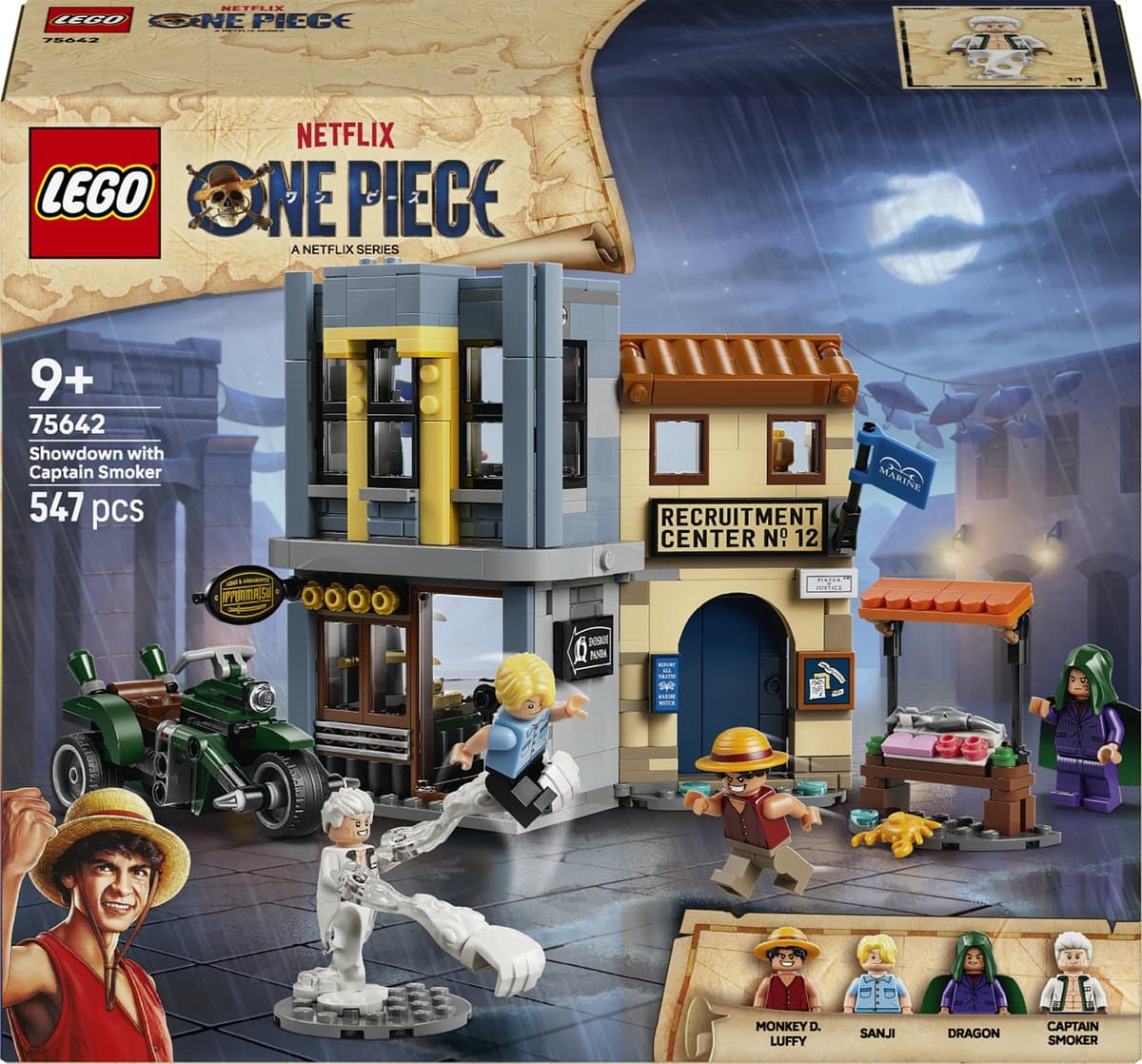 LEGO ONE PIECE Confrontatie met Kapitein Smoker Speelgoed voor Kinderen vanaf 9 Jaar 75642