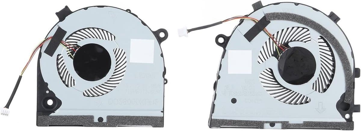 Efficiënte Koeling voor Gaming Laptops, Stil CPU en GPU Ventilator met 4-Pins Aansluiting, Verbeterde Koelprestaties voor Dell G3 en G5 Modellen
