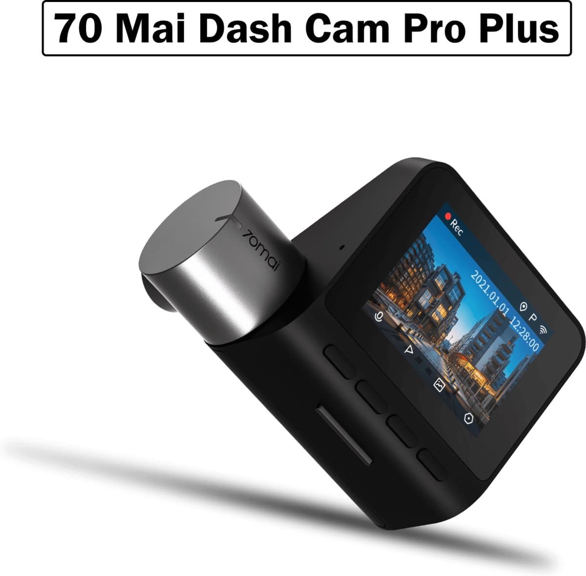 70Mai Dash Cam A500S - dashcam voor auto - Zwart