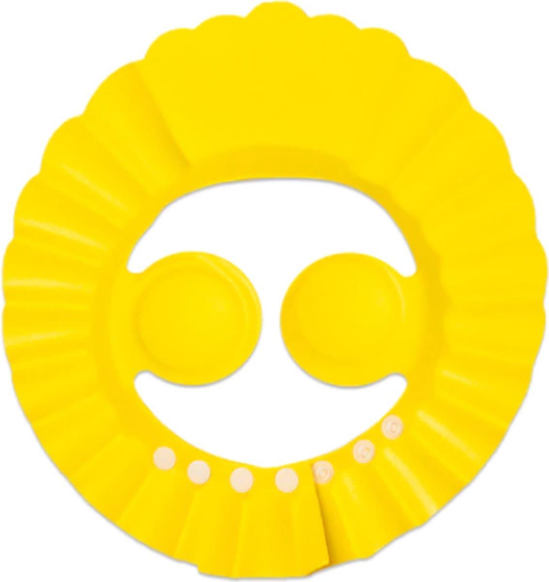 Gele Deluxe Douchekap - Speciaal voor Kinderen van 0-6 Jaar - 27cm - Shower Cap voor Baby's en Peuters