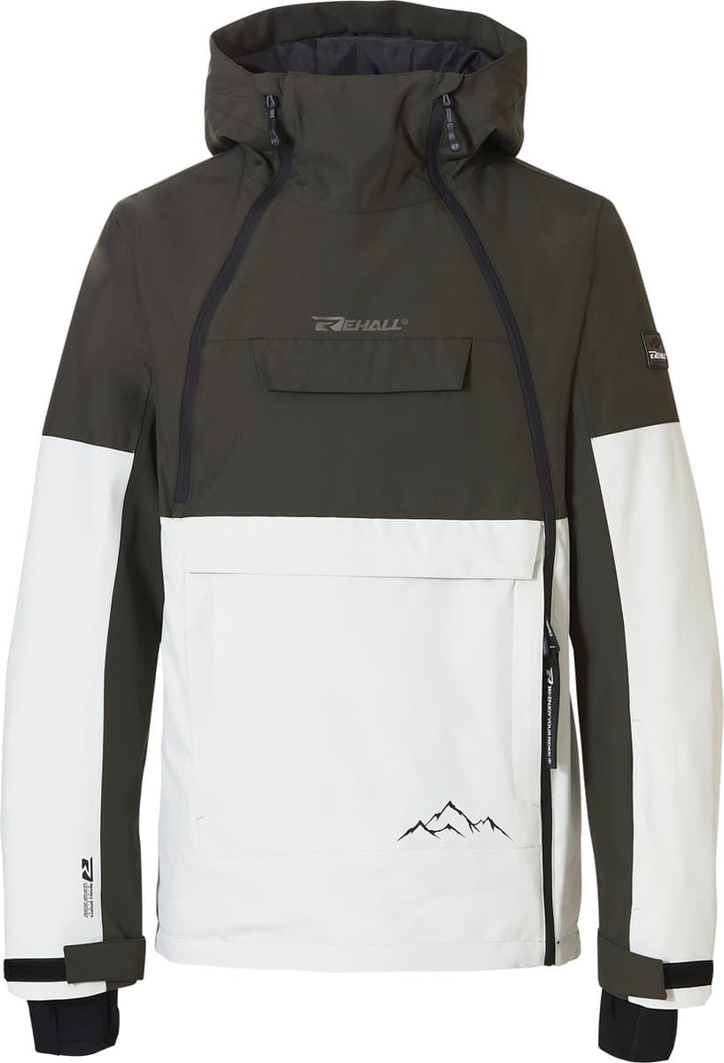 Rehall HELICON-R Heren Wintersportjas Zwart S - Anorak - Ski Jas - Snowboardjas