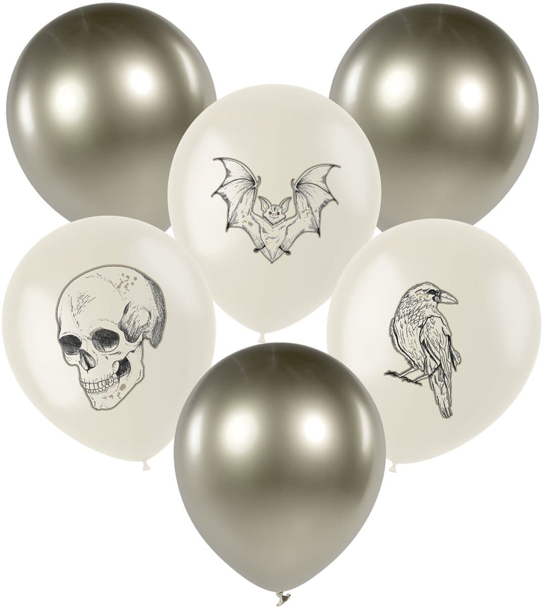 Latexballonnen - Creepy Curiosities - 6 stuks