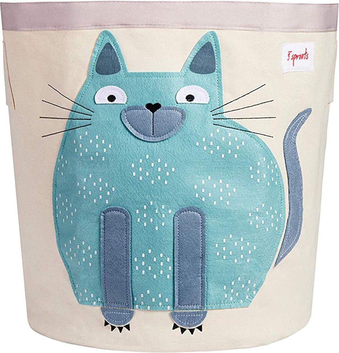 3 Sprouts - Storage Bin - Blue Cat /Furniture /Blue Cat