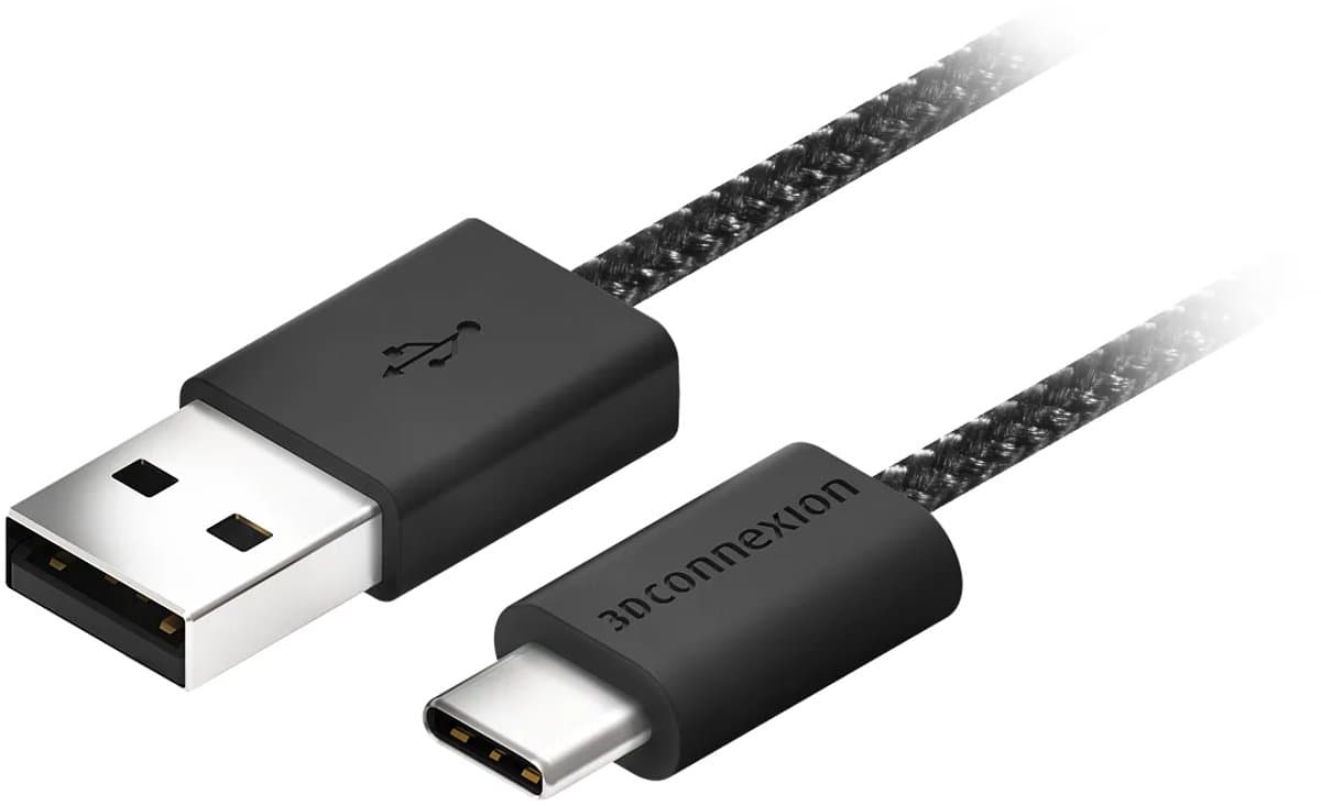 3Dconnexion 3DX-700089 USB-kabel 1,5 m USB A USB C Zwart