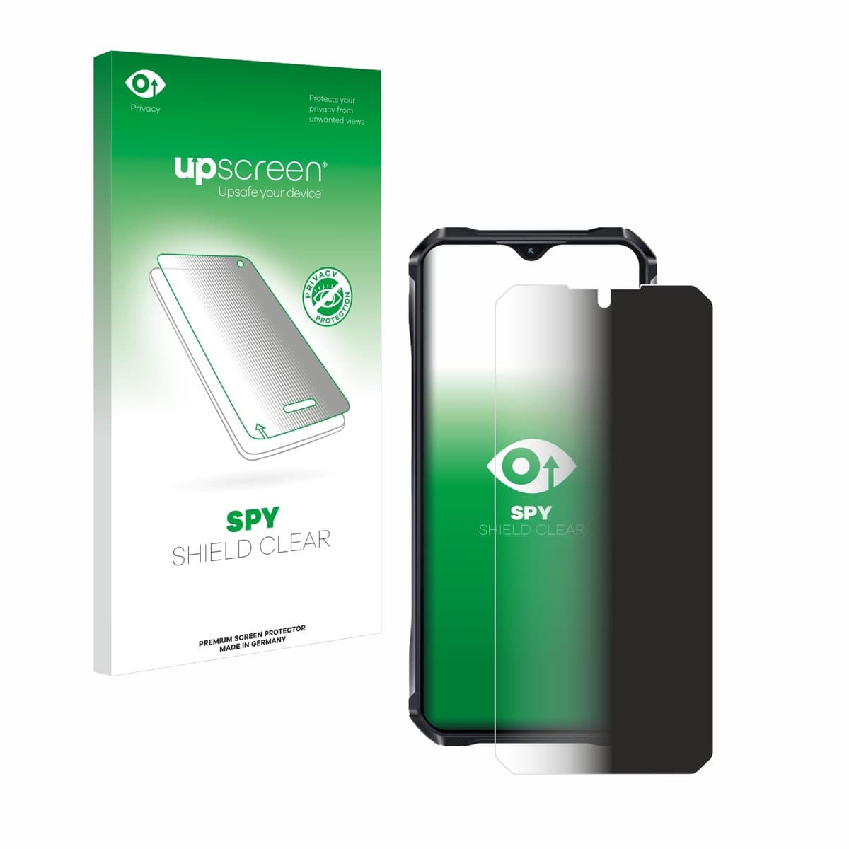 upscreen - privacy screenprotector voor Oukitel WP33 Pro - Folie Beschermfolie Blauwlichtfilter