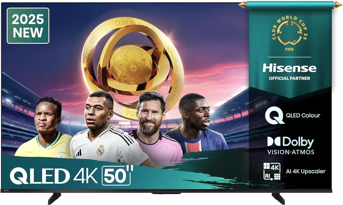 Smart TV - 4K Televisie - Home Cinema - Randloos Ontwerp - 50 Inch - Zwart