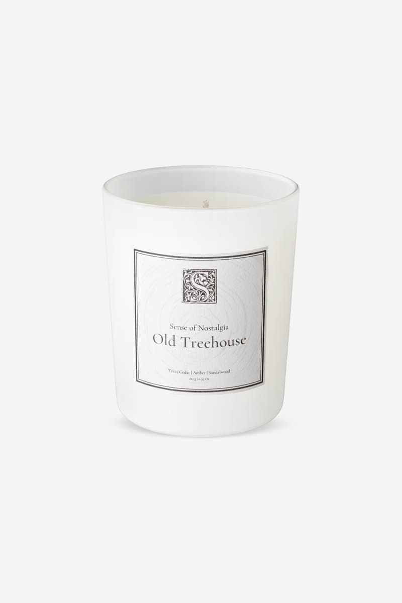 Sense of Nostalgia Geurkaars - Old Treehouse - 100% Plantaardige Koolzaadwas - Vegan - Boomhut - Geurkaars - Cadeau
