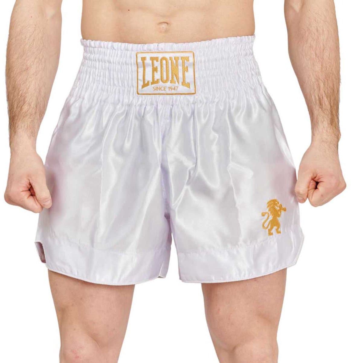 Leone1947 Basic 2 Thaiboksbroekjes Wit XL Man