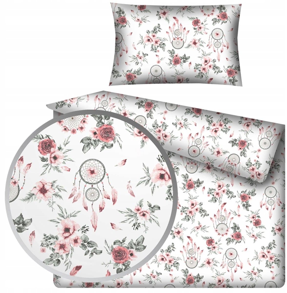 Kinderbeddengoed 100x135 cm Katoen Dromenvanger Roze