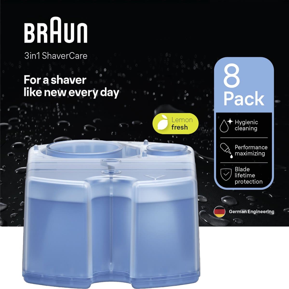 Braun Clean & Renew Refill Cartridge CCR 8 stuks