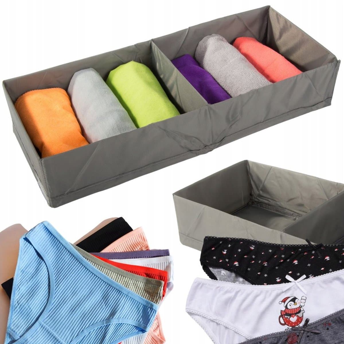 Grote Lade Organizer voor Sokken en Ondergoed - 51x20x10cm