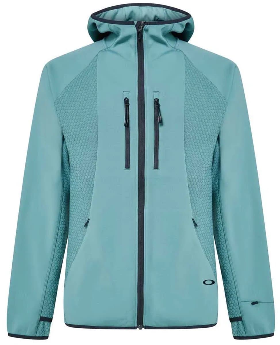 Oakley Apparel Drift Tech Fleece Met Volledige Rits Groen,Blauw XL Man