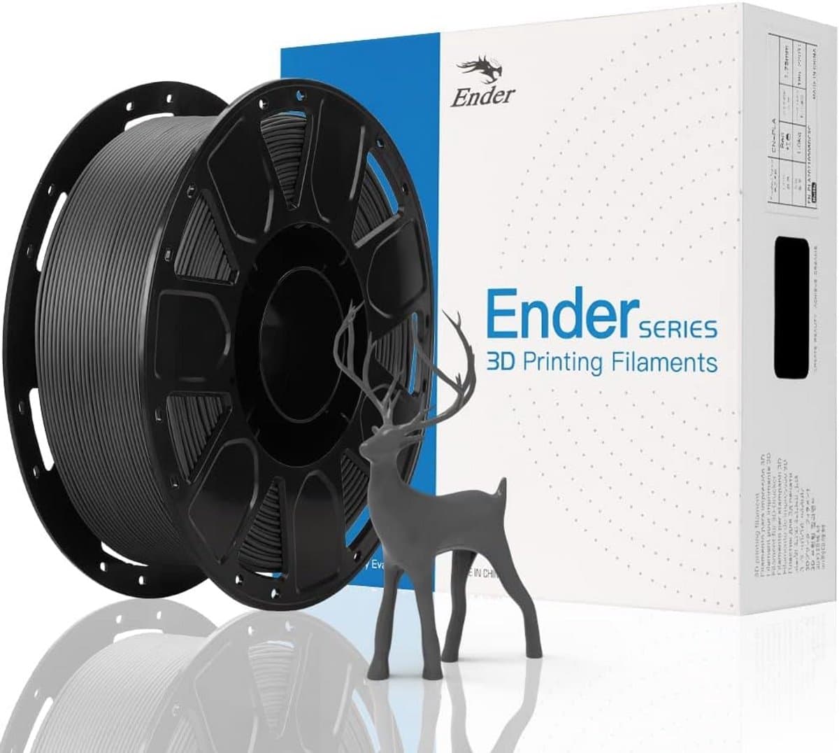 3D Printer Filament PLA 1.75 mm Zwart 1 kg Spool voor 3D Printers