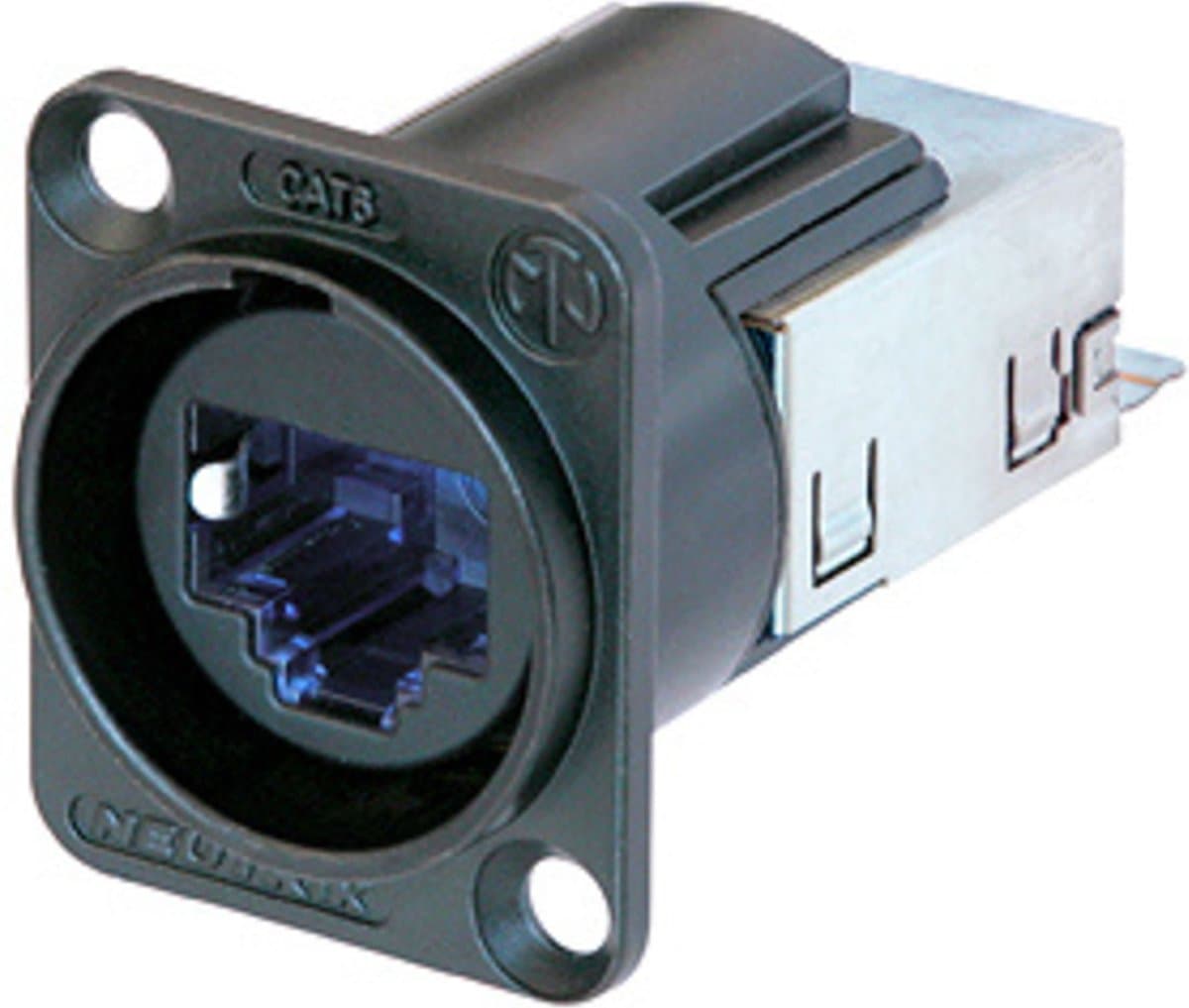 Neutrik NE8FDY-C6-B EtherCon RJ45 CAT6 inbouwbussen NE8FDY-C6-B Bus, inbouw NE8FDY-C6-B Aantal polen: 8P8C Zwart 1 stuk
