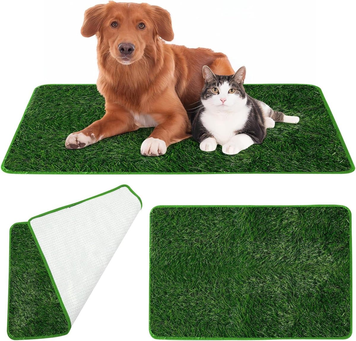 Hondentoilet gazonmat: 50 × 70 cm Premium kunstgras hondenmat