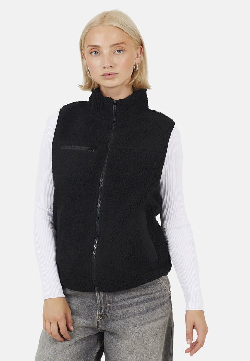 Brave Soul - Outdoorvest - Polyester - Vrouwen - Maat S - zwart