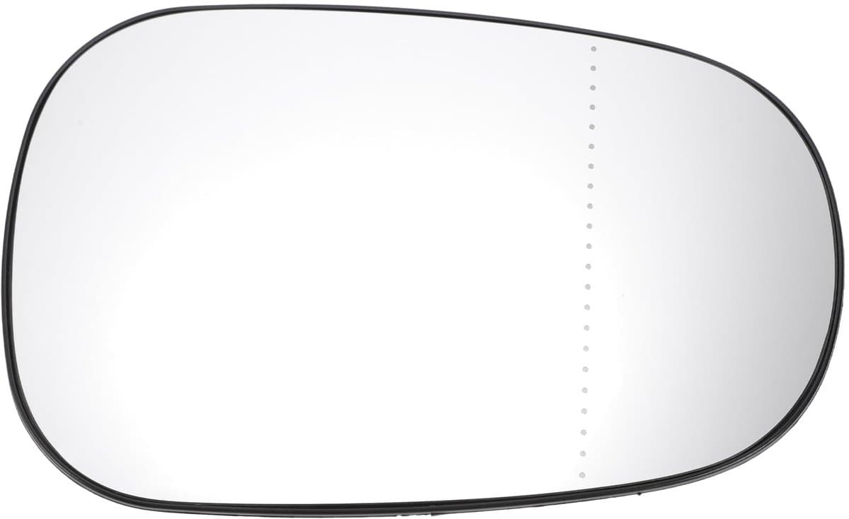 Dailygoods - Deur Buitenspiegel Glas Vervanging - Verwarmd - Wit - Aspherisch - Geschikt voor Nissan Micra 2002-2010