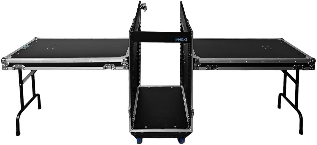 Innox IX-BK-TR-1416U-2T Tourrack met 2 tafel combo