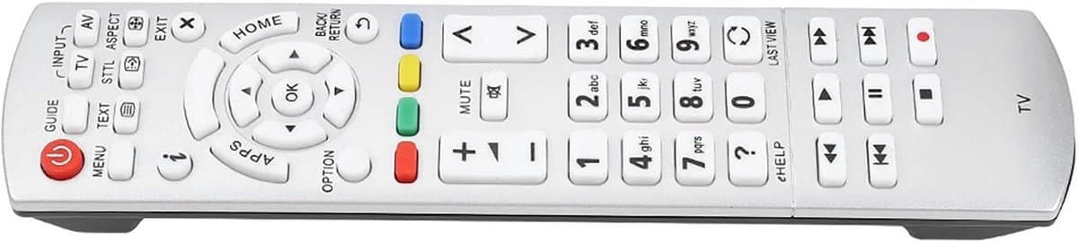 Afstandsbediening - Universele Controller - TV Bediening - Spraakgestuurde Zoekfunctie - 21 cm - Zwart