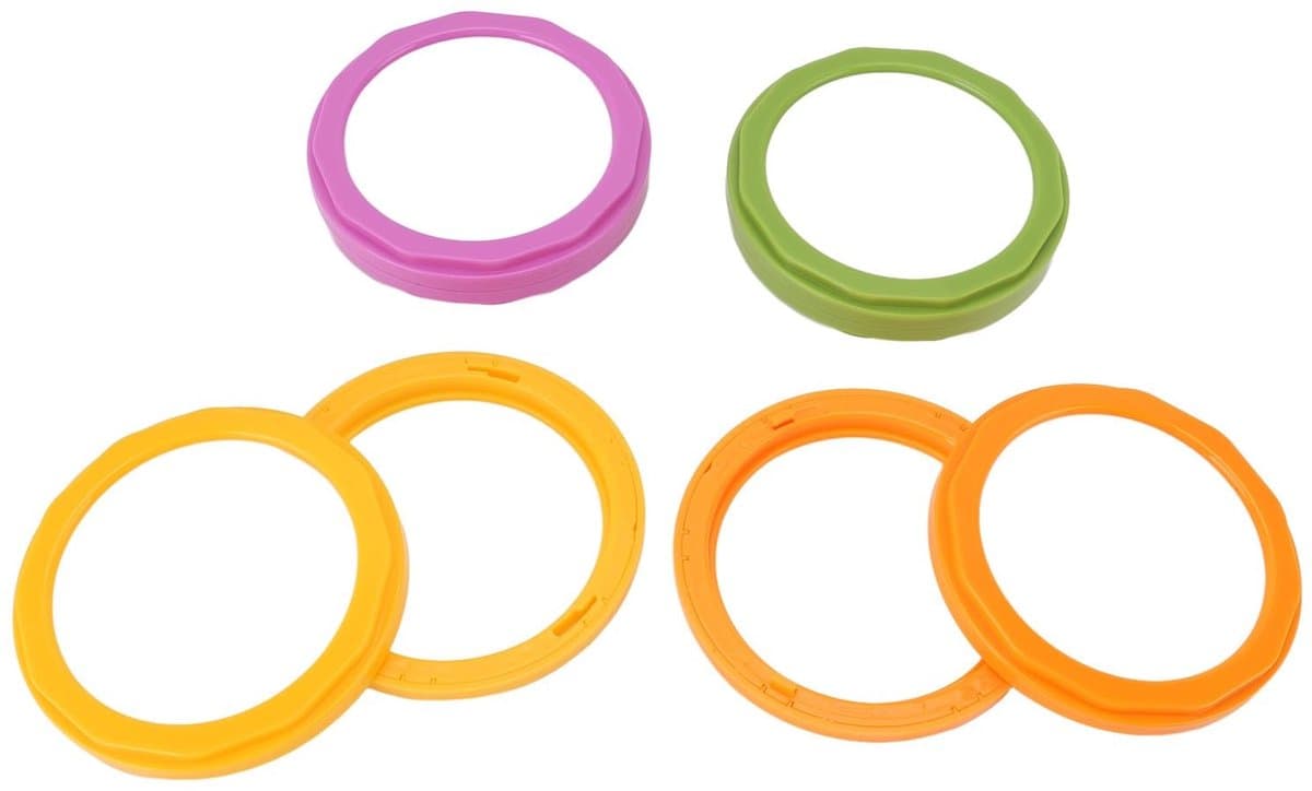 Dailygoods- Opbergdoos Luchtdicht - 4PCS Opbergcontainers - Siliconen Deksel - Herbruikbaar - Koelkast - Duurzaam ABS - Voedselopslag