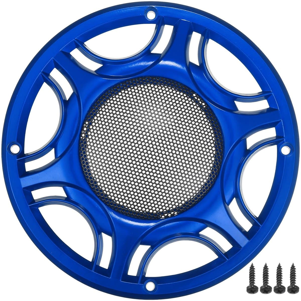 Dailygoody - 6.5 inch Speakerrooster - Corrosiebestendig en Duurzaam - Blauw - Bescherming voor Subwoofer - Geschikt voor Auto en Thuisbioscoop - Deco.