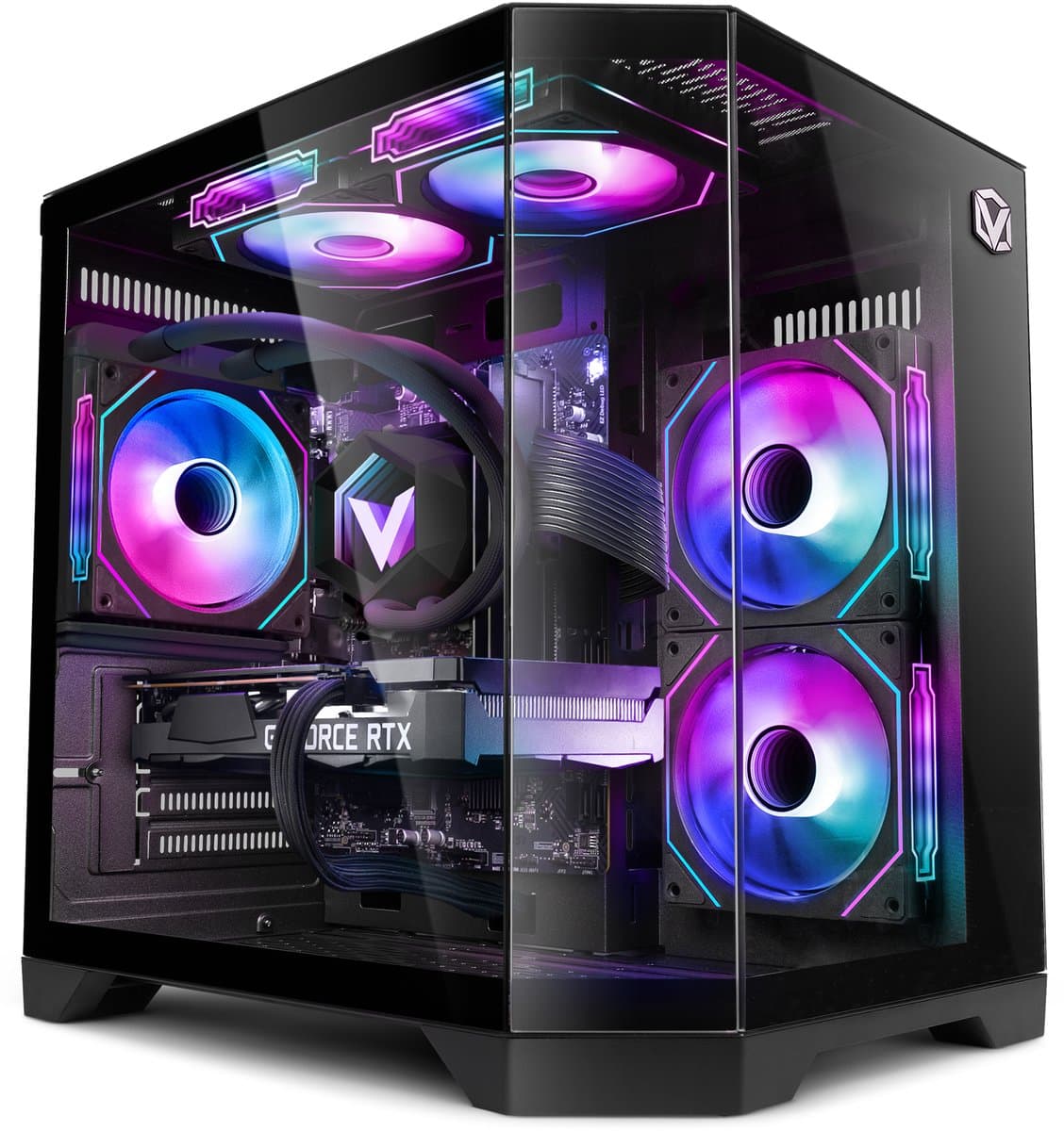 Vibox Gaming PC - Ryzen 7 5700X - RTX 3050 - 16GB RAM - 500GB SSD - Windows 11 - WiFi 6 + Bluetooth 5.4 - Waterkoeling