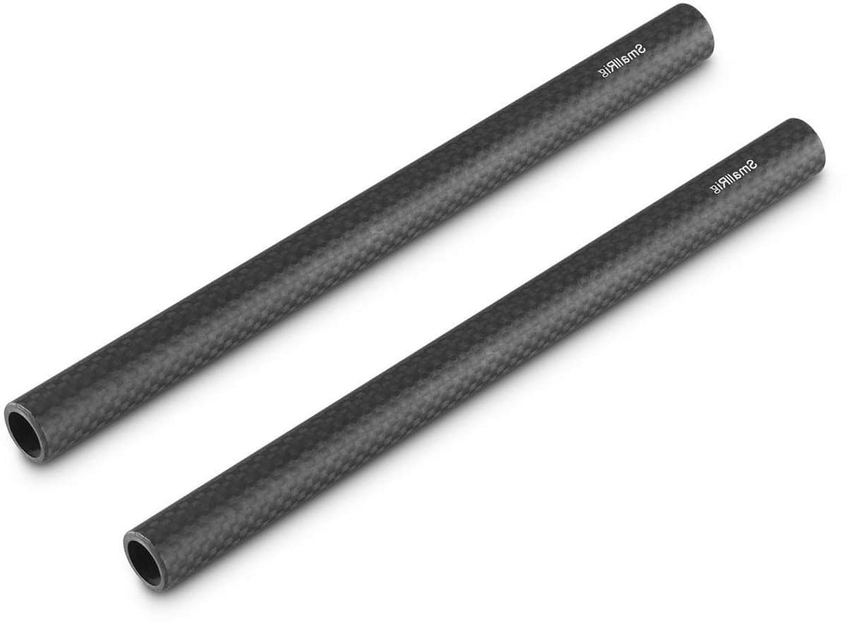 15mm Carbon Fiber Rods van 20cm - Set van 2 voor Camera Steadycam en Rig Toepassingen
