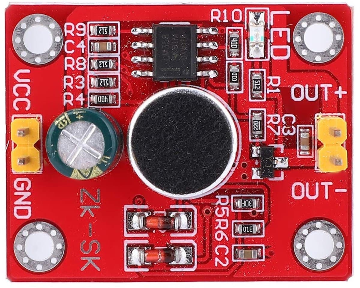 aladdien - Sound Control Module - Voice Control Delay Switch - Hoge kwaliteit - DC 3-9V - Geluidsactivatie - Voor hobbyprojecten - Geschikt voor ele..
